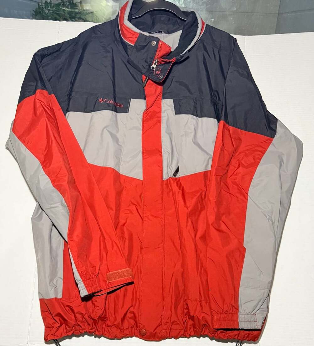 Columbia Bugaboo Interchange Jacket Size XXL Red Gray Black